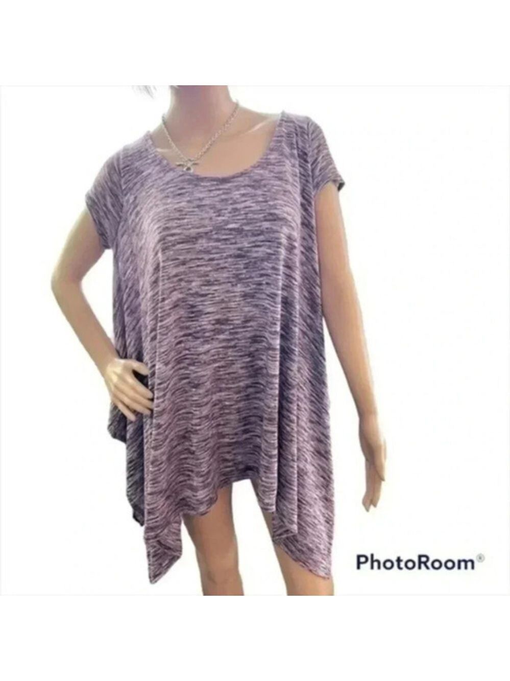 Knox Rose poncho style purple top womens size Medium